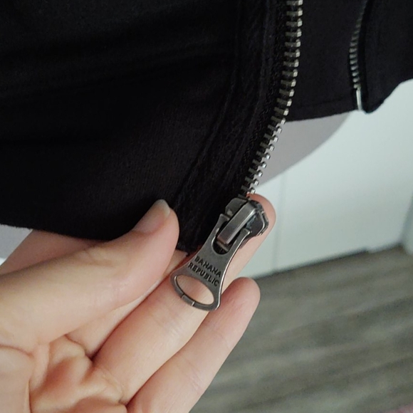 Banana Republic Motorcycle Sweatshirt/Jacket sz M - Picture 4 of 12